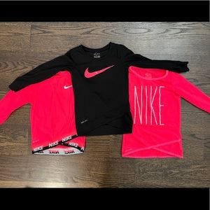 3-pack Dri-Fit Nike Long Sleeve Shirts, Size 3T